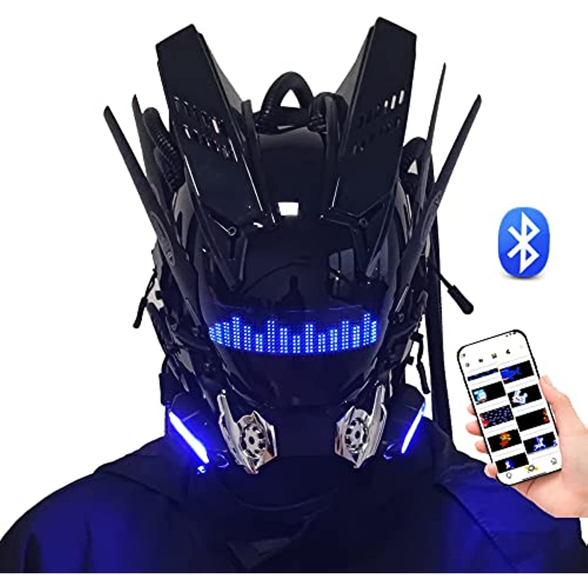 Men Accessories App - قناع سايبربانك للرجال، قناع كوسبلاي بتقنية