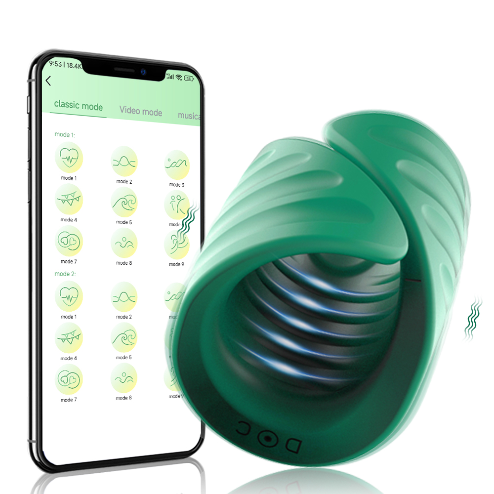 Men Accessories App - APP التحكم في القضيب التدريب هزاز