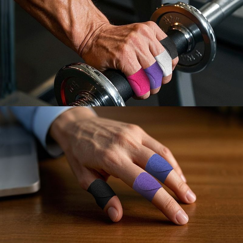 5/100 قطعة من أكمام الأصابع ال - مراجعة Men'S Yoga Accessories وسعره