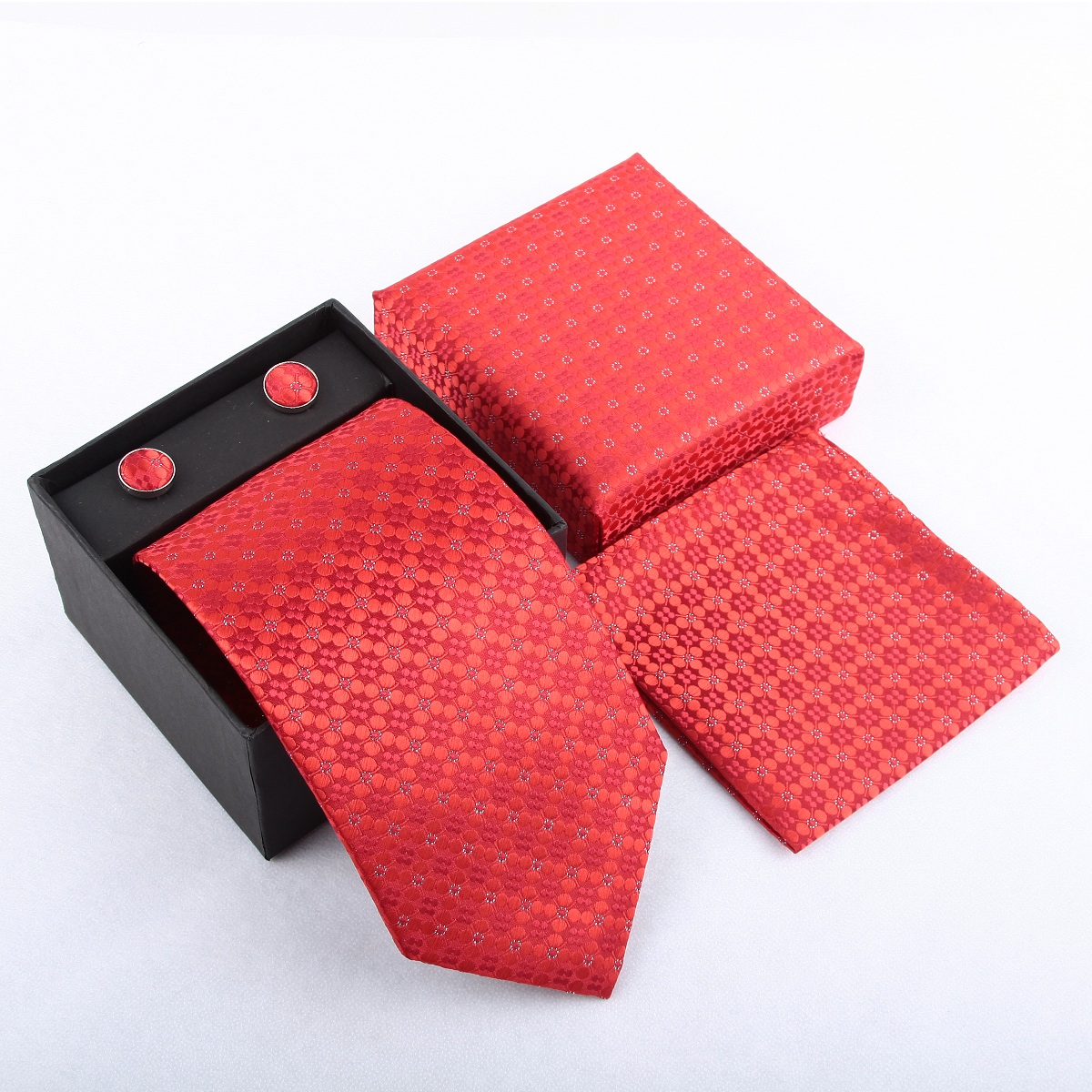 طقم ربطة عنق رجالية كاجوال مع  - مراجعة Cufflink Box Set وسعره