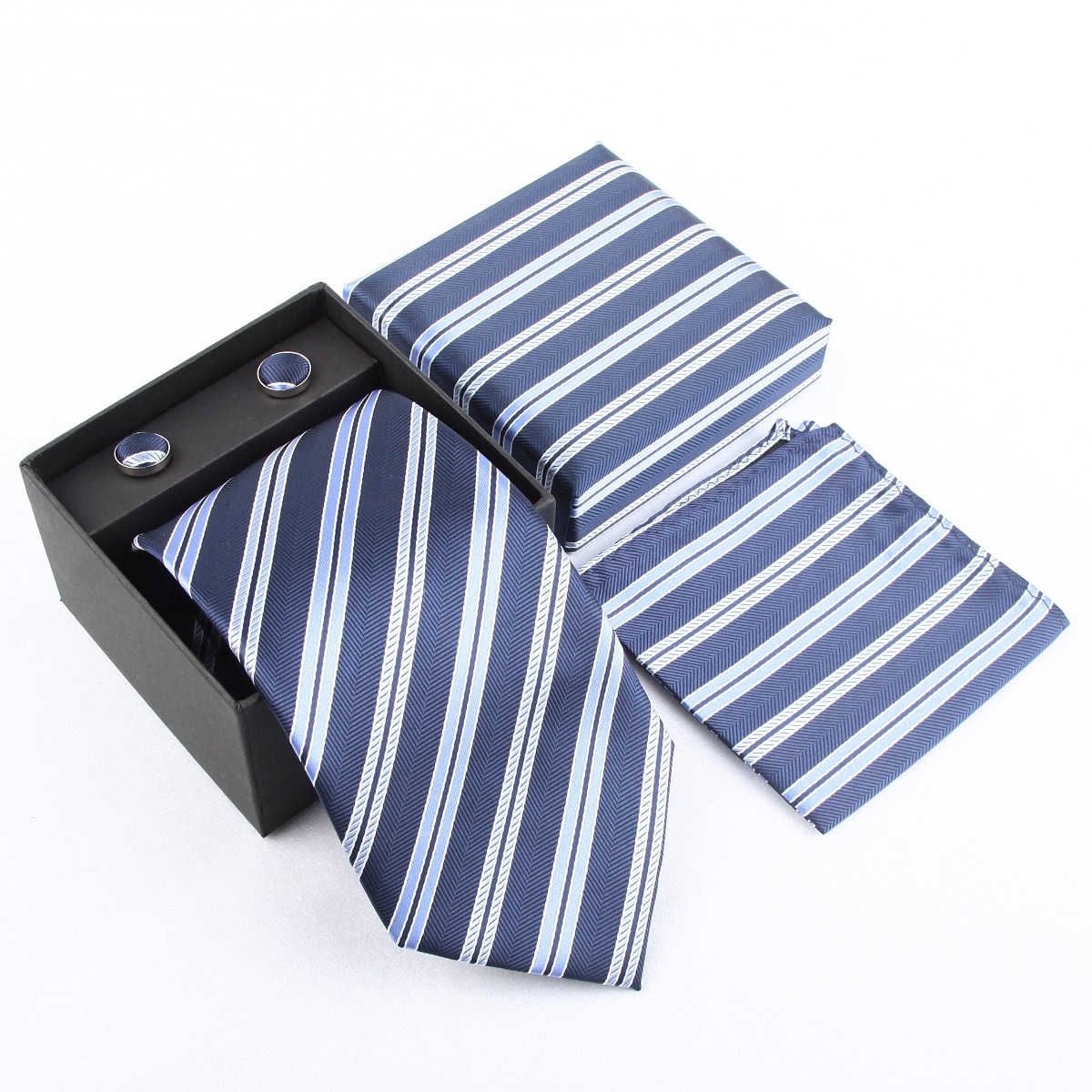 طقم ربطة عنق رجالية كاجوال مع  - مراجعة Cufflink Box Set وسعره