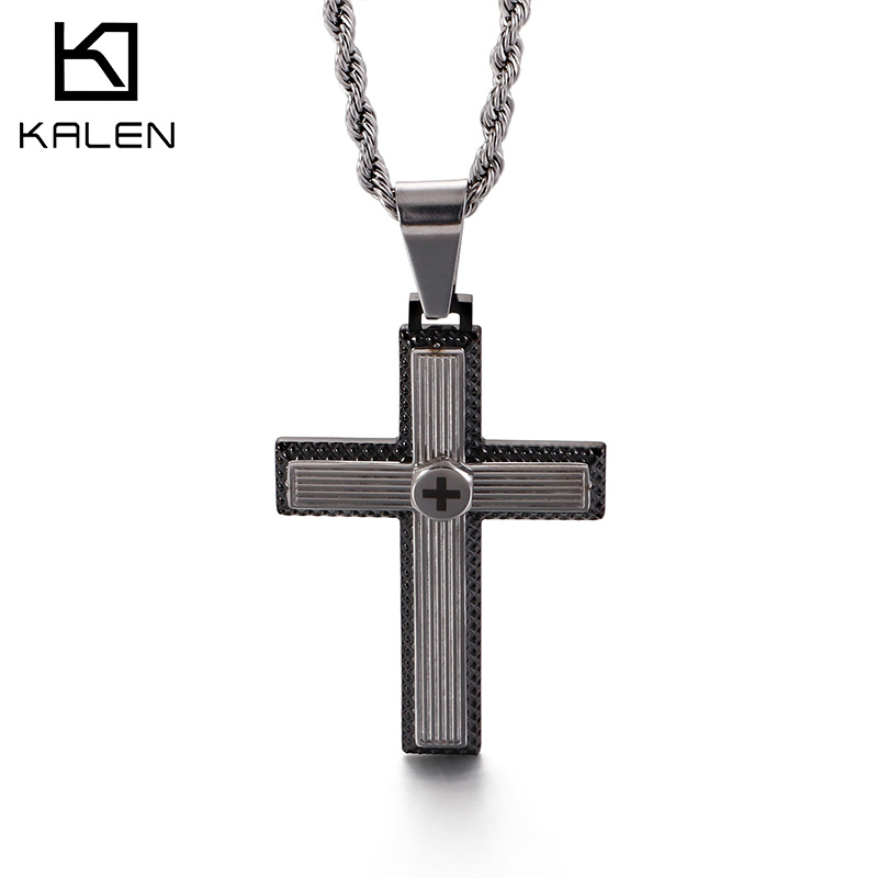 Kalen الهيب هوب الصليب قلادة ق - مراجعة Men Accessories Singapore وسعره