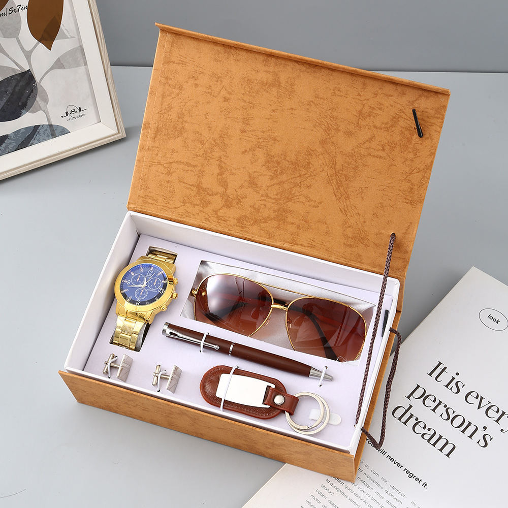 ساعة جديدة للرجال طقم هدايا مع - مراجعة Cufflink Box Set وسعره