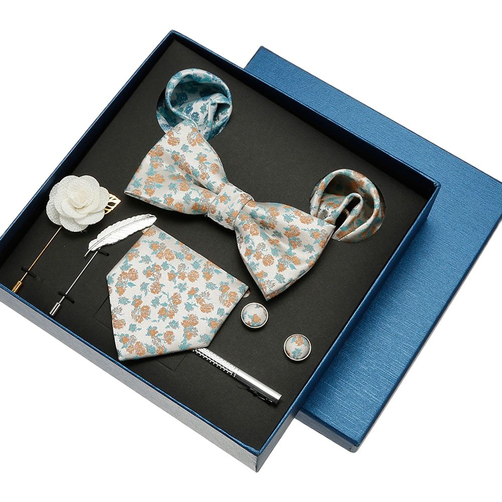 الفاخرة الحرير التعادل Hankies - مراجعة Cufflink Box Set وسعره