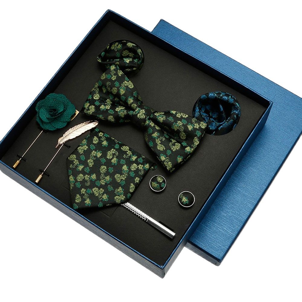 الفاخرة الحرير التعادل Hankies - مراجعة Cufflink Box Set وسعره