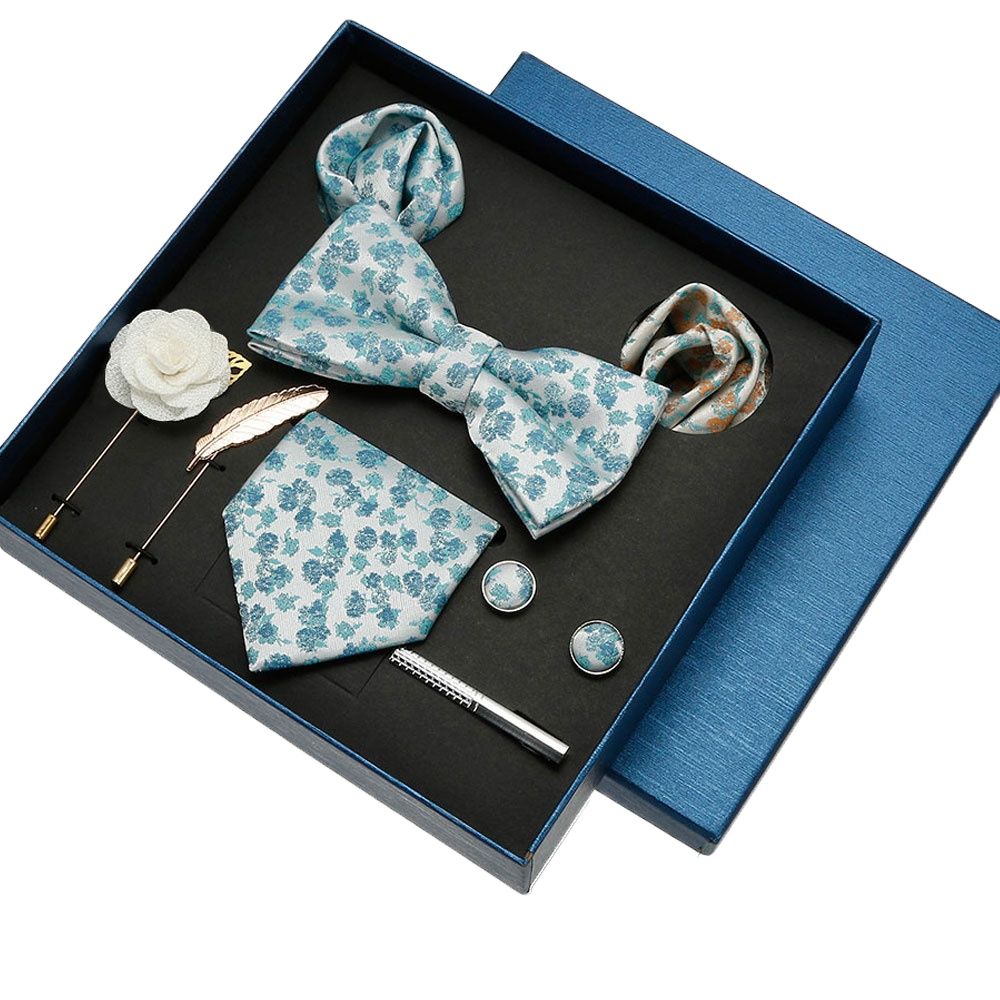الفاخرة الحرير التعادل Hankies - مراجعة Cufflink Box Set وسعره