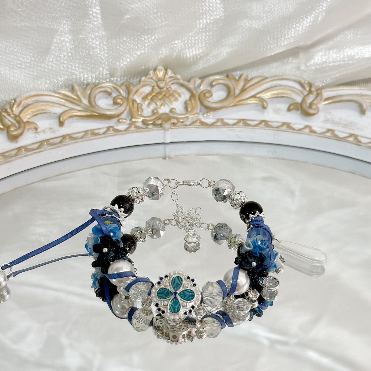 أساور نسائية مرصعة بالخرز مستو - مراجعة Men'S Accessories Anime وسعره