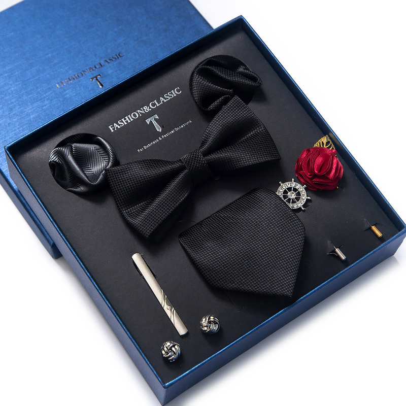 هدية العيد منديل جيب مربعات أز - مراجعة Cufflink Box Set وسعره