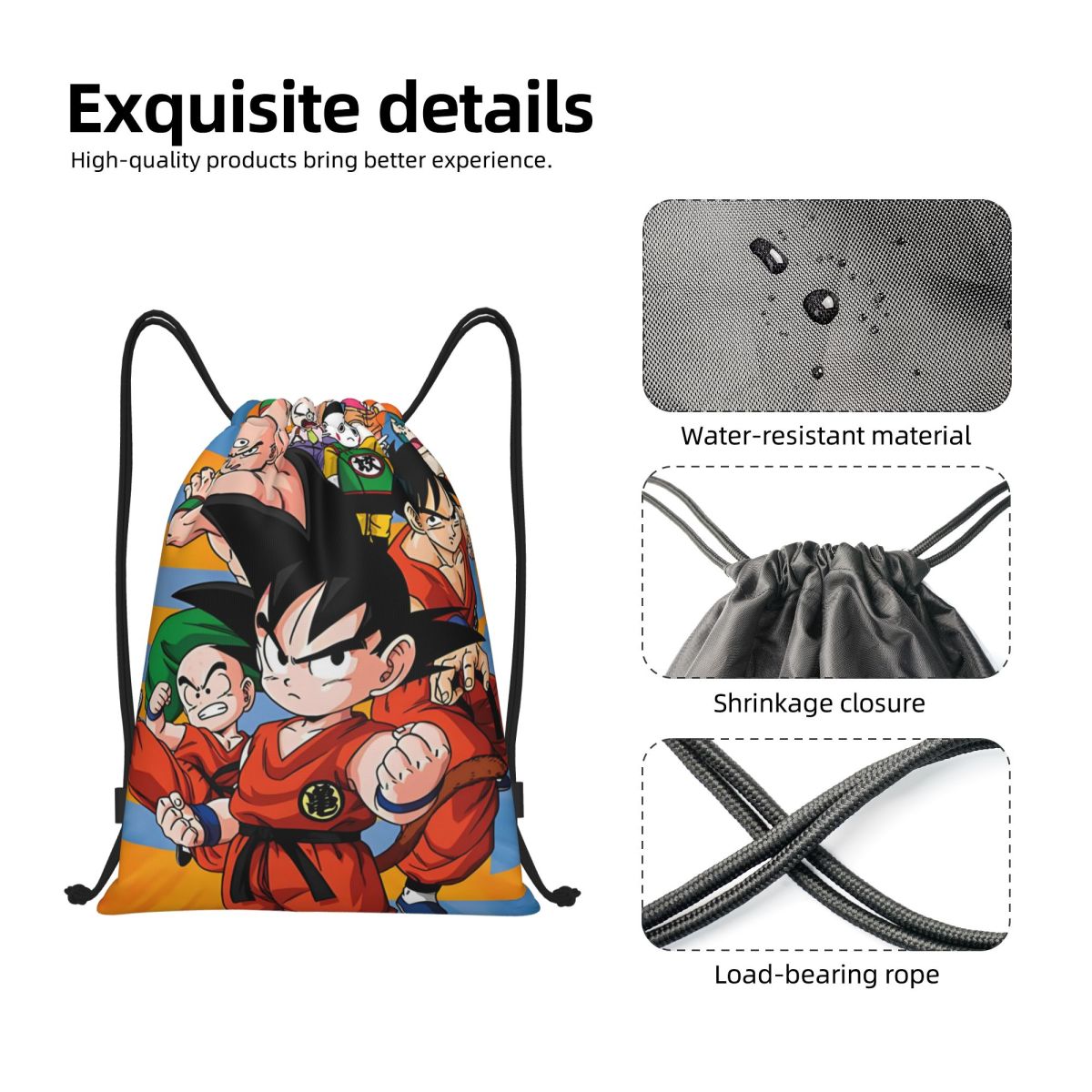 حقائب برباط مخصصة بتصميم DBZ G - مراجعة Men'S Yoga Accessories وسعره